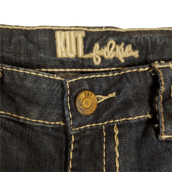 Kut From The Kloth Denim Dark Wash Bootcut Jeans Size 6 - Picture 3 of 7